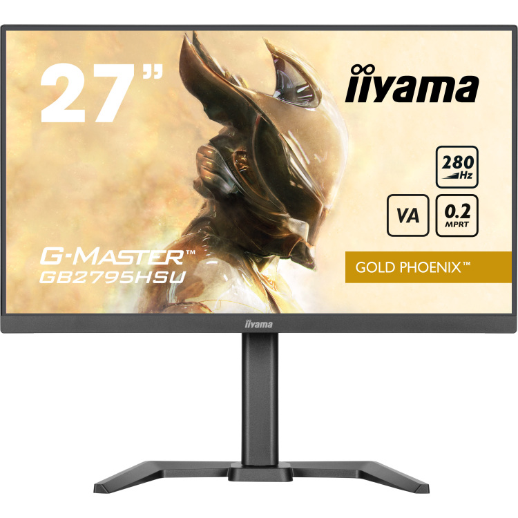 iiyama G-Master Gold Phoenix GB2795HSU-B1 gaming monitor 280 Hz, HDMI, DisplayPort, USB, Audio