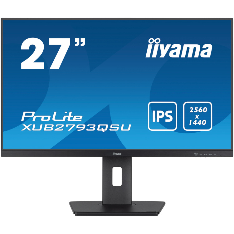 iiyama ProLite XUB2793QSU-B7 ledmonitor 100Hz, HDMI, DisplayPort, USB, Audio, AMD FreeSync