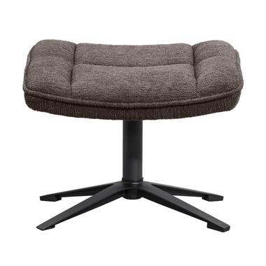 Hocker Emily - donkerbruin - Leen Bakker