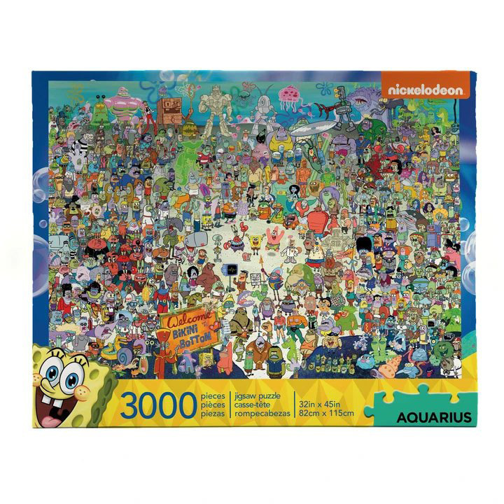 Diverse SpongeBob Jigsaw Puzzle Bikini Bottom puzzel 3000 stukjes
