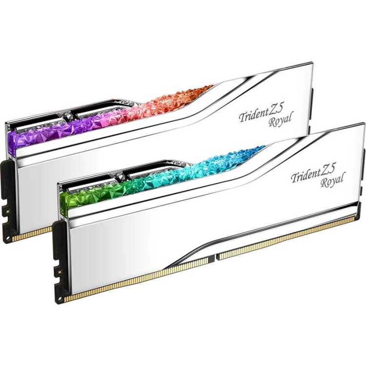 G.Skill 48 GB DDR5-8200 (2x 24 GB) Kit werkgeheugen Trident Z5 Royal, RGB, EXPO