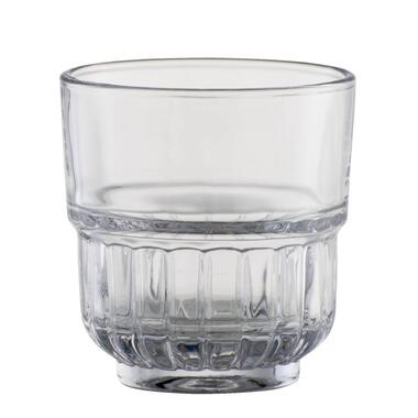Waterglas Quinn - transparant - 240 ml - Leen Bakker
