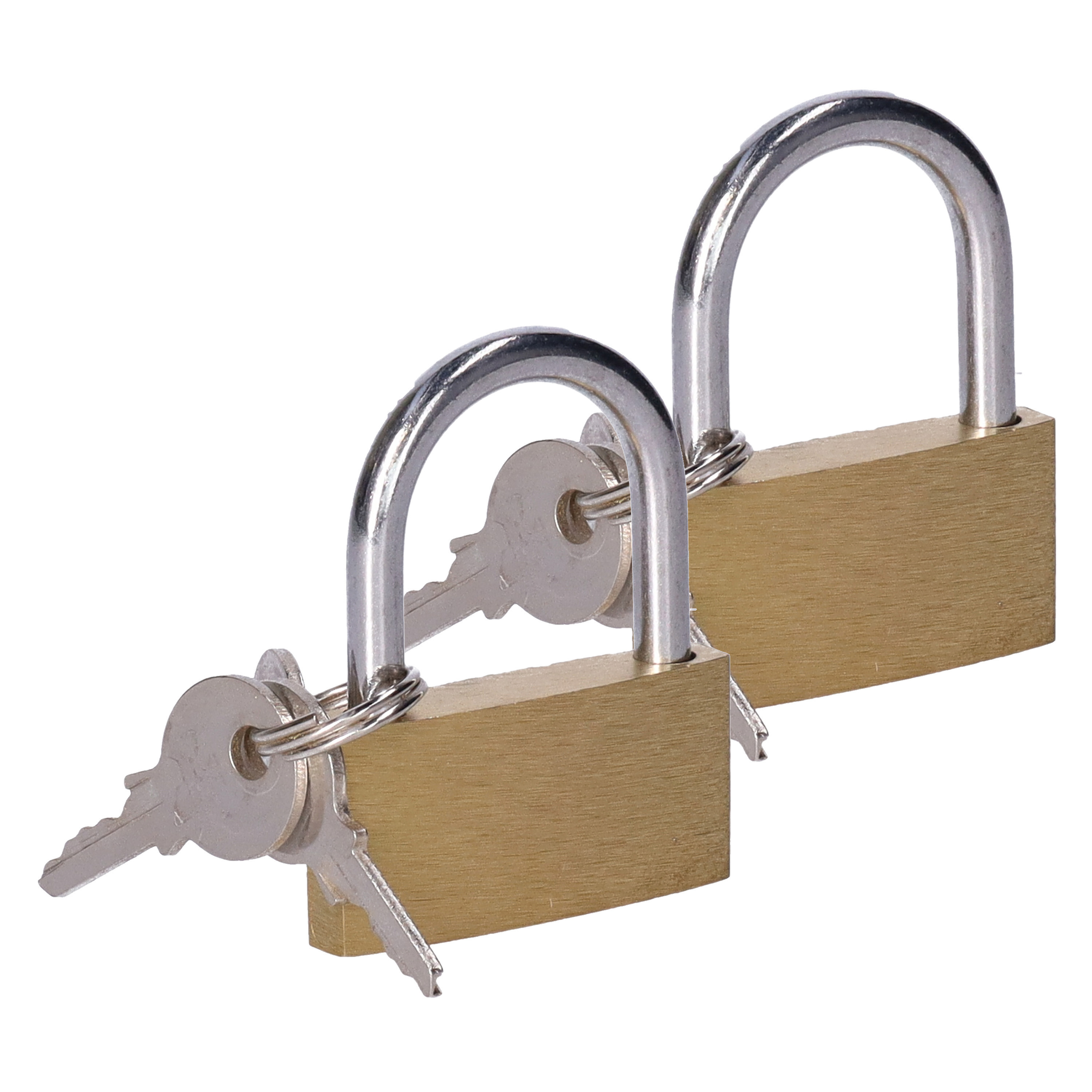 CM Hangslot met sleutel - 45 mm beugel - 3 sleutels - 2x4.2x0.5 cm -