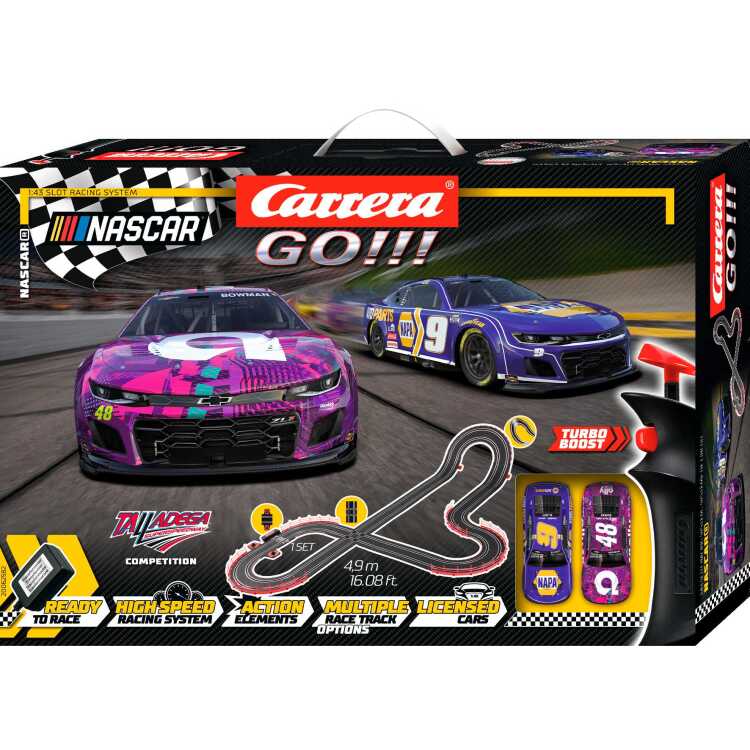 Carrera GO!!! NASCAR Talladega Competition racebaan Schaal 1:43