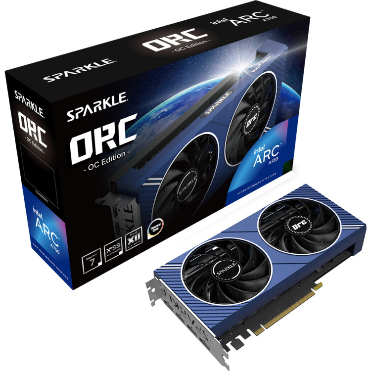 Sparkle Intel Arc A750 ORC OC Edition grafische kaart 1x HDMI, 3x DisplayPort