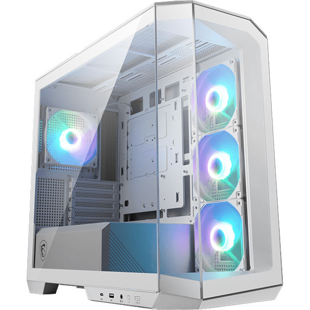 MSI MAG PANO M100R PZ tower behuizing 1x UBS-A | 1x USB-C | ARGB | Tempered Glass