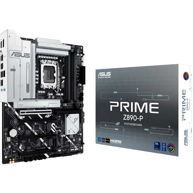 ASUS PRIME Z890-P moederbord RAID, 2.5Gb-LAN, WIFI, BT, Sound, ATX