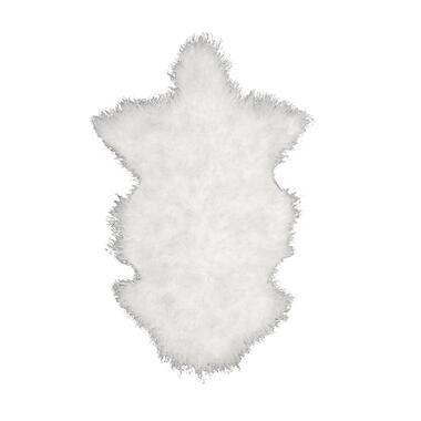 Vloerkleed Doodle Schapenvacht - wit - Leen Bakker