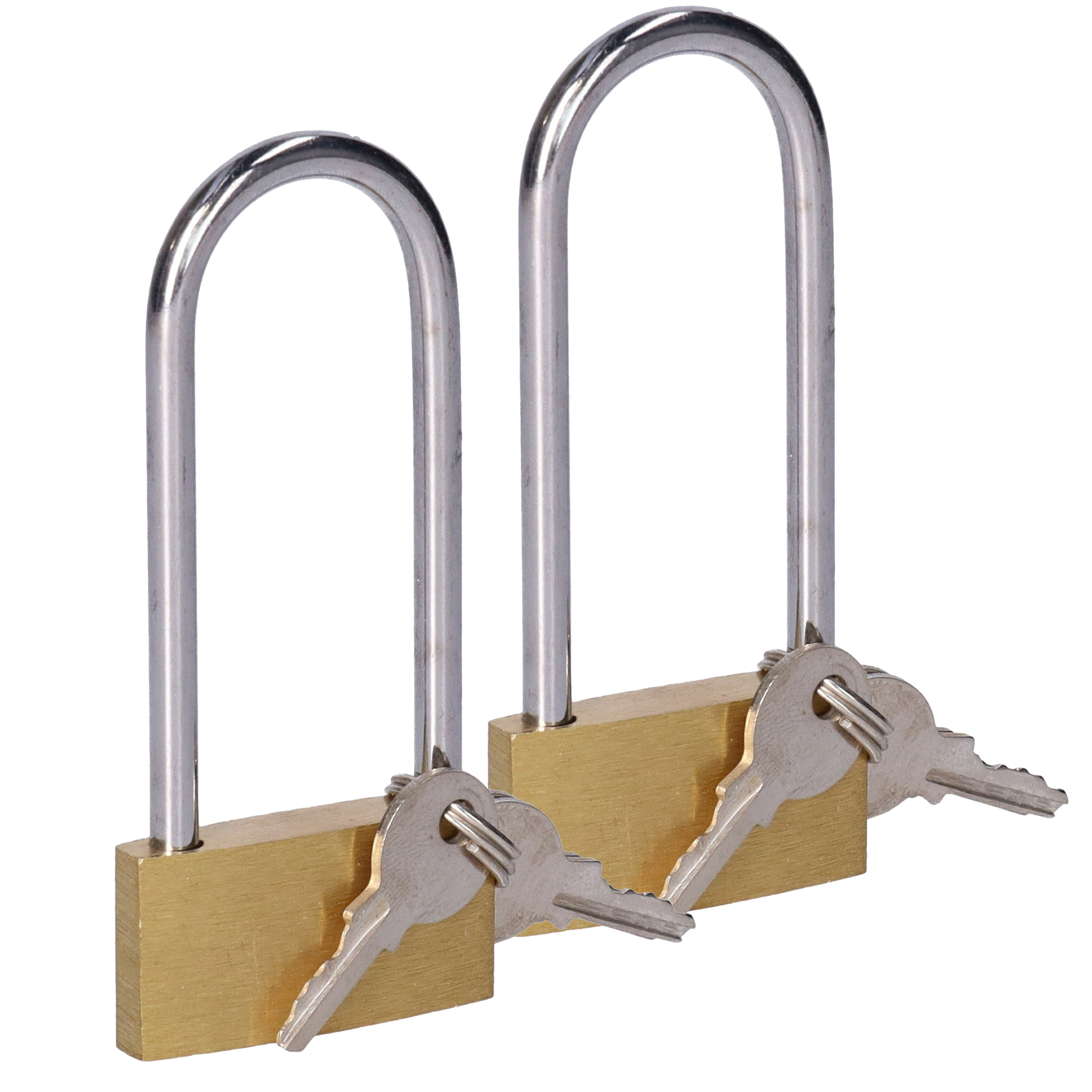 CM Hangslot met 3 sleutels - 2x - 40 mm beugel - 7 x 3.5 x 1 cm -