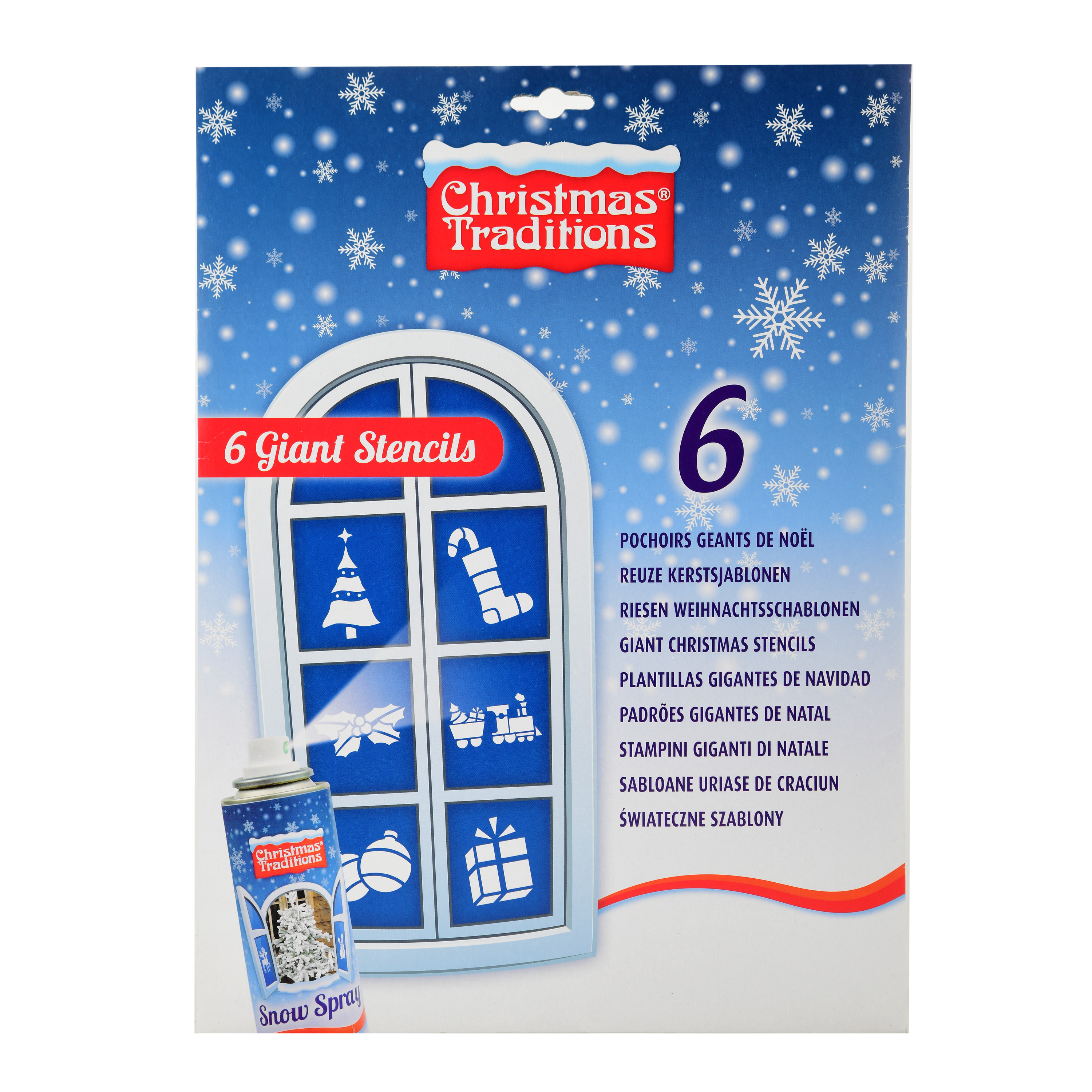Kerst raamsjablonen - 6x st - 29 x 39 cm - papier - raamversiering/raamdecoratie -
