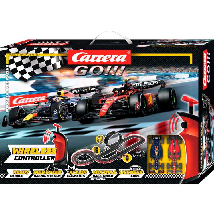 Carrera GO!!! Formula Free Racing Draadloos racebaan Schaal 1:43