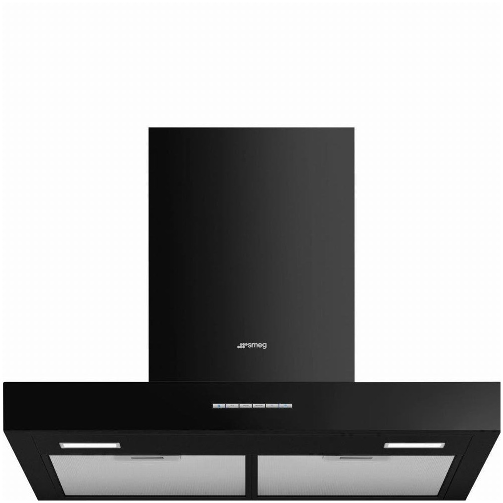 Smeg KBT600BL Schouwkap Zwart
