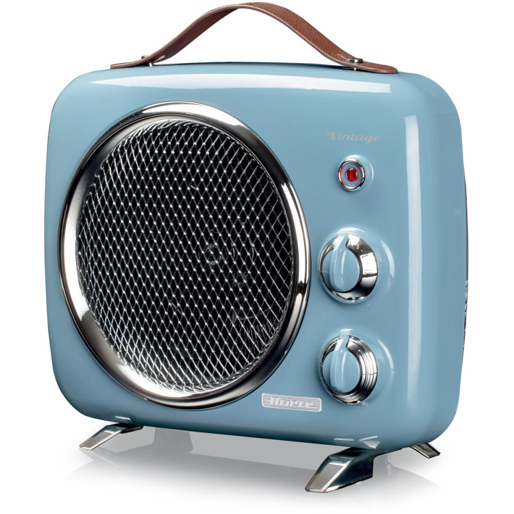 Ariete Vintage blauwe ventilatorkachel ventilatorkachel 2000 Watt, verwarmen en koelen