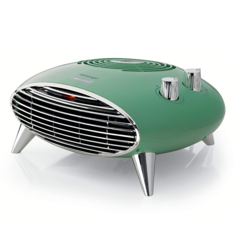 Ariete Vintage groene ventilatorkachel 8211/04 ventilatorkachel 2000 Watt, verwarmen en koelen