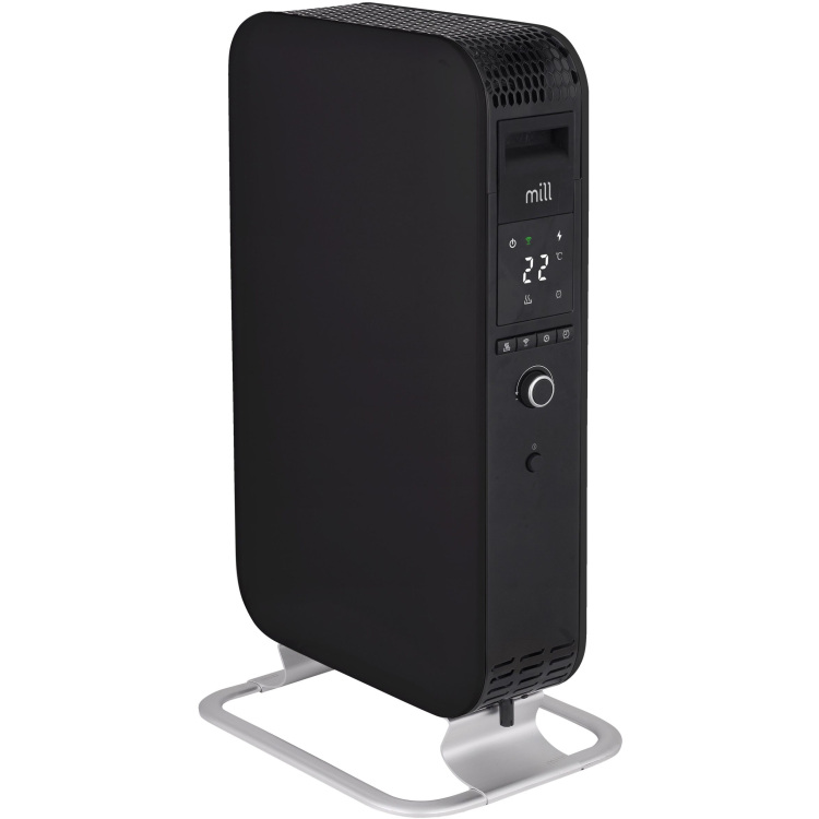 Mill Gentle Air WiFi olieradiator OIL1500WIFI3 Black radiator Wifi + App Control