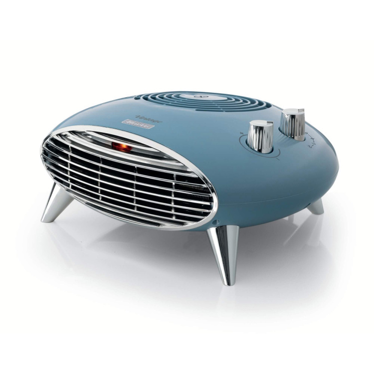 Ariete Vintage blauwe ventilatorkachel 8211/04 ventilatorkachel 2000 Watt, verwarmen en koelen