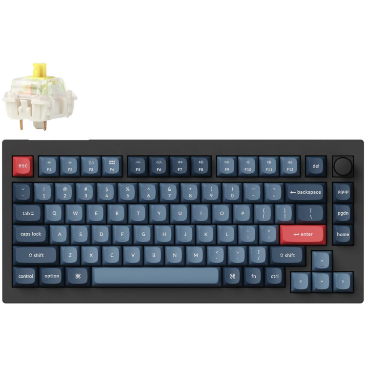 Keychron V1M-D4 75 Banana Switch Knob US toetsenbord