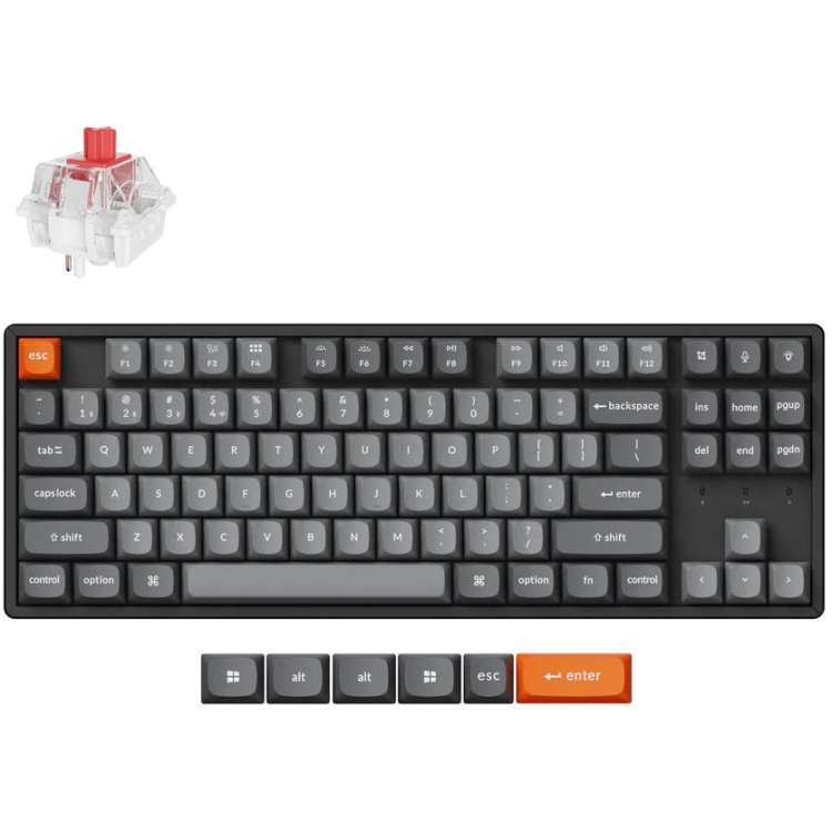 Keychron K8M-J1 TKL RGB Red Switch US toetsenbord
