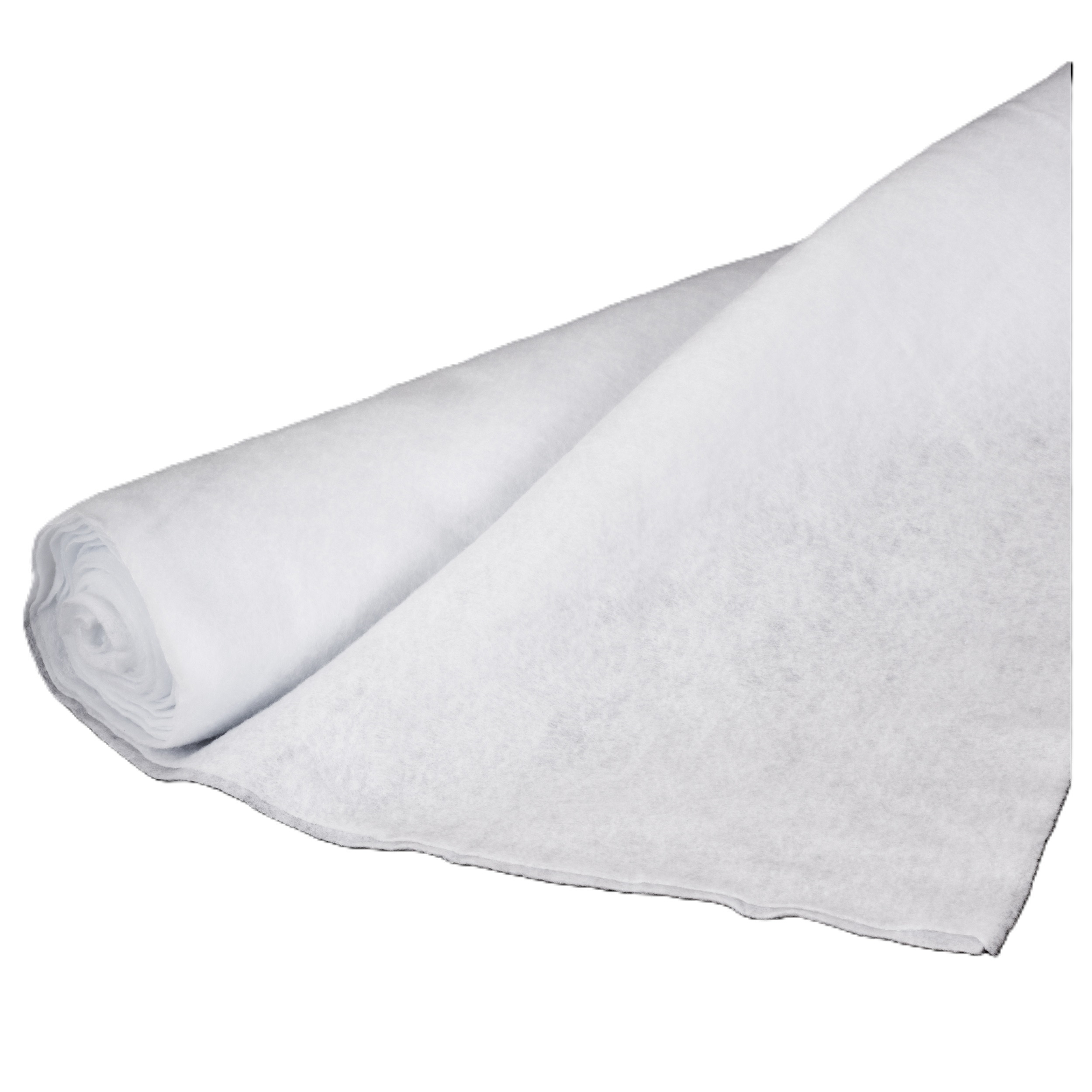 Sneeuwdeken/sneeuwtapijt - wit - 100 x 200 cm - polyester - kerstversiering  -