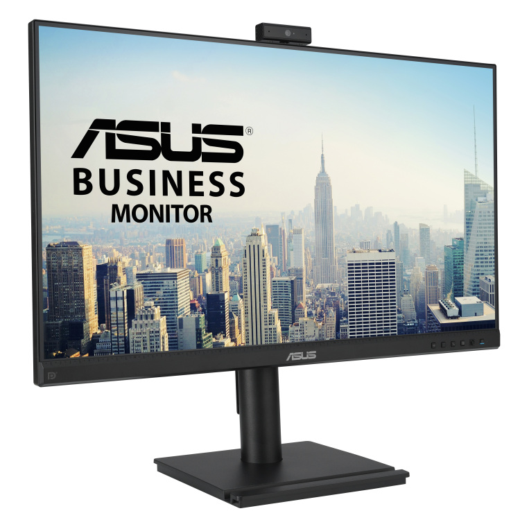 ASUS BE249QFK Video Conferencing Monitor ledmonitor Webcam, 100 Hz, VGA, HDMI, DisplayPort, Audio