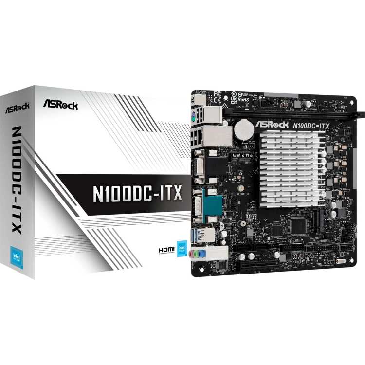 ASRock N100DC-ITX moederbord