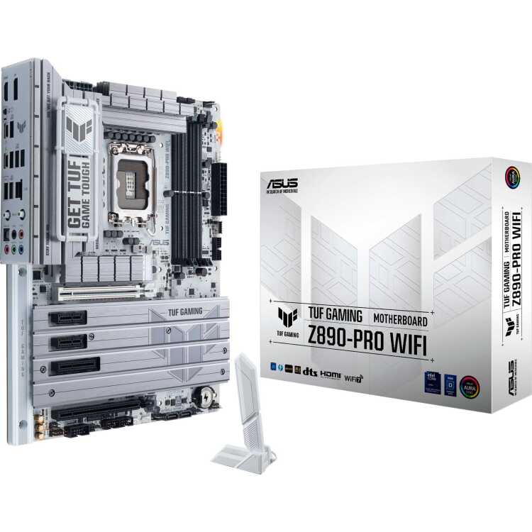 ASUS TUF GAMING Z890-PRO WIFI moederbord RAID, 2.5Gb-LAN, WIFI, BT, Sound, ATX