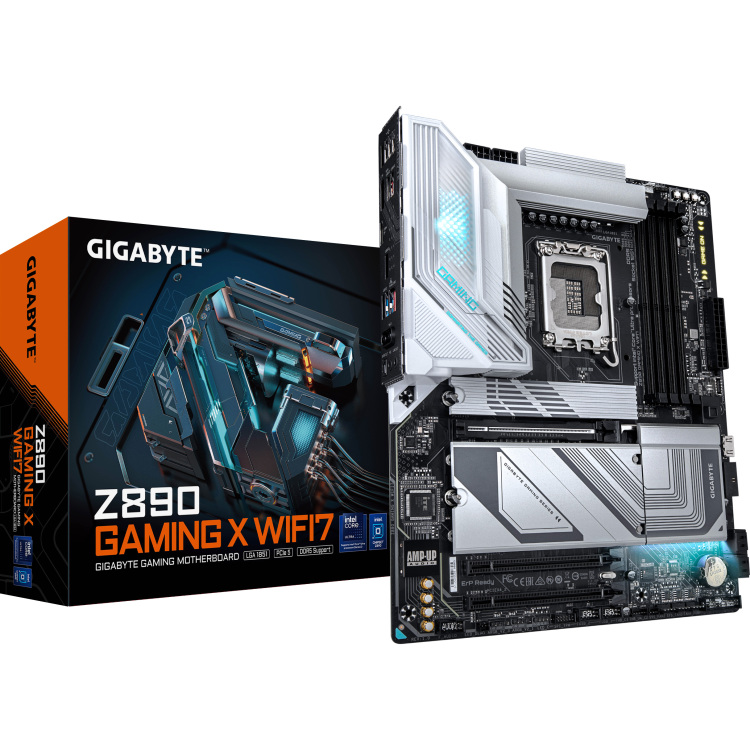 GIGABYTE Z890 GAMING X WIFI7 moederbord RAID, 2.5Gb-LAN, Wi-Fi 7, BT, Sound, ATX