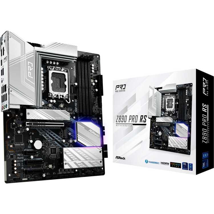 ASRock Z890 Pro RS moederbord RAID, 2.5 Gb-LAN, Sound, ATX