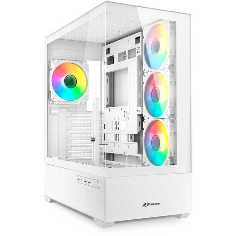 Sharkoon AK6 RGB tower behuizing Window-kit, RGB