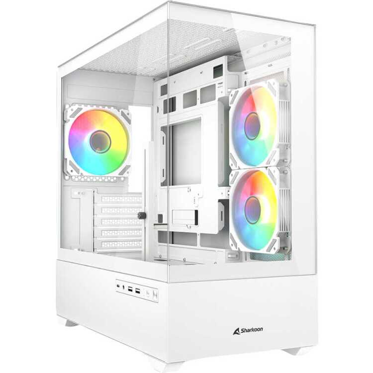 Sharkoon MK6 RGB tower behuizing Window-kit, RGB