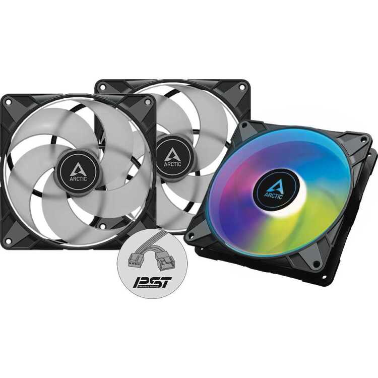 ARCTIC P14 PWM PST A-RGB case fan 3 stuks
