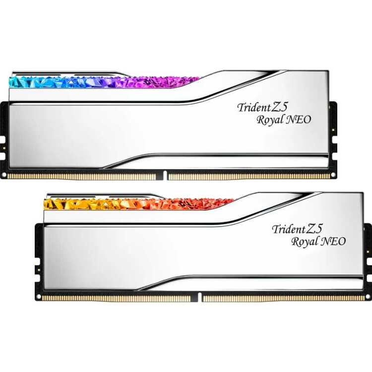 G.Skill 48 GB DDR5-8000 Kit werkgeheugen F5-8000J4048G24GX2-TR5NS, Trident Z Royal, RGB led, XMP, EXPO