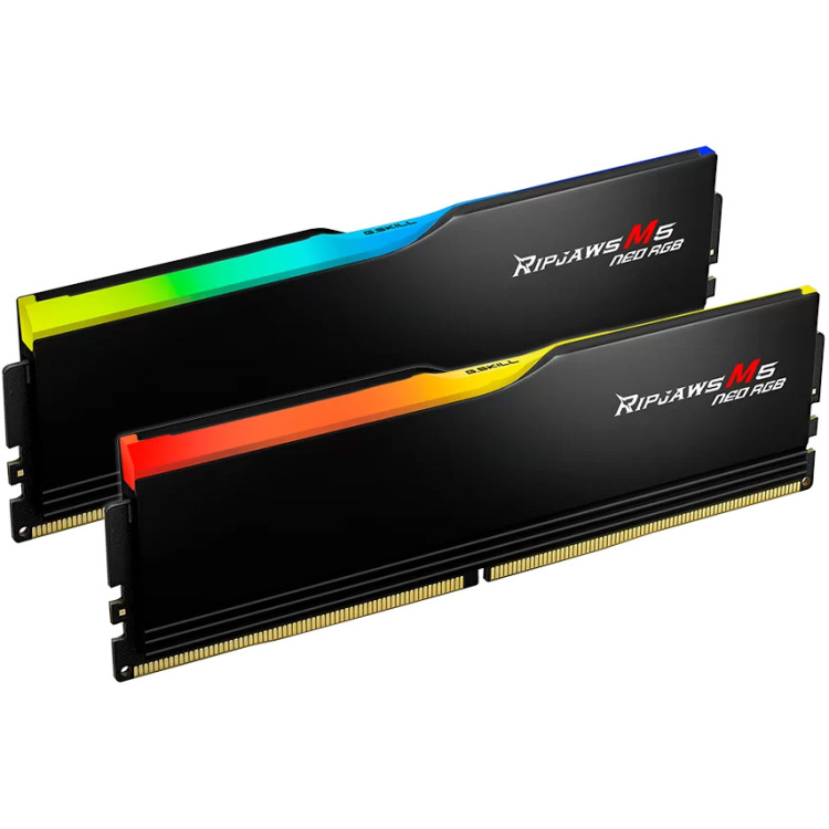 G.Skill 32 GB DDR5-6400 Kit werkgeheugen F5-6400J3240G16GX2-RM5NRK, Ripjaws M5 Neo RGB, XMP, EXPO