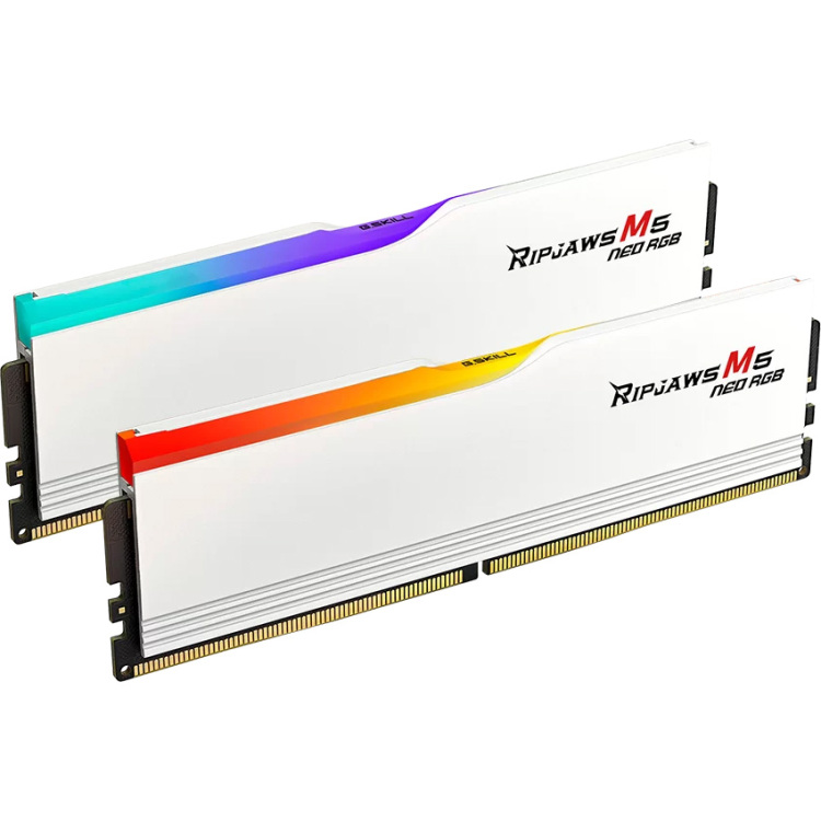 G.Skill 32 GB DDR5-6400 Kit werkgeheugen F5-6400J3240G16GX2-RM5NRW, Ripjaws M5 Neo RGB, XMP, EXPO