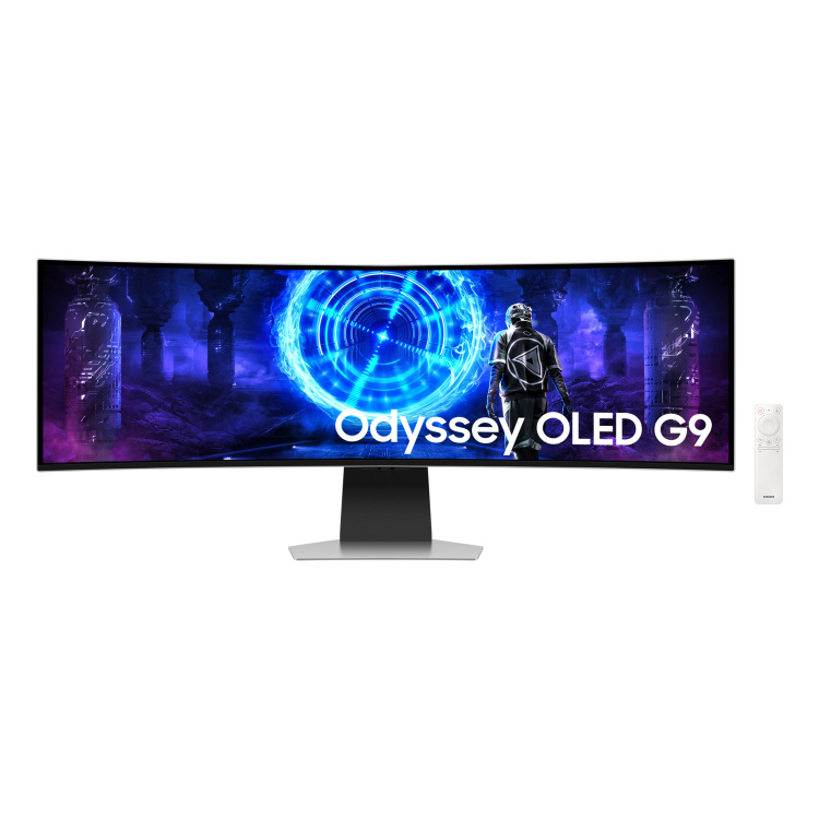 SAMSUNG Odyssey OLED G9 G95SD Smart Gaming Monitor gaming monitor 240 Hz, DisplayPort, HDMI, Micro HDMI, USB-C, Audio, Alexa, WLAN