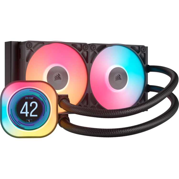 Corsair iCUE LINK TITAN 240 RX LCD waterkoeling RGB