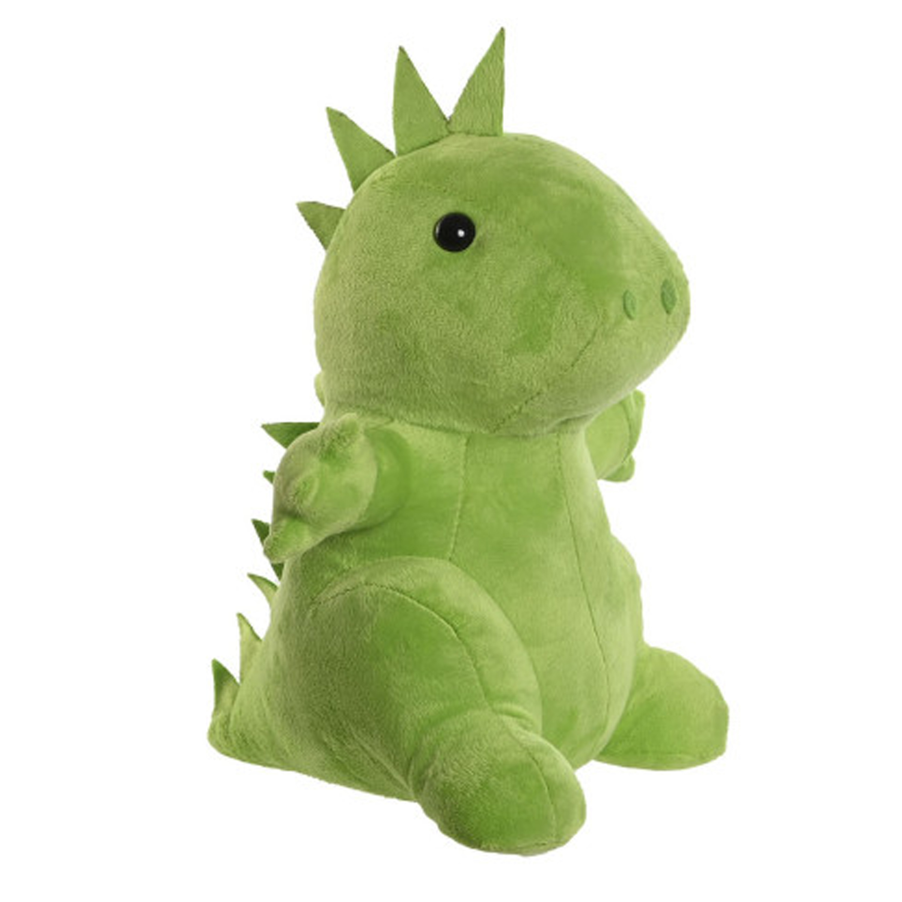 Deurstopper gewicht - dieren thema Dino - 1 kilo - groen - polyester - 24 x 16 cm -