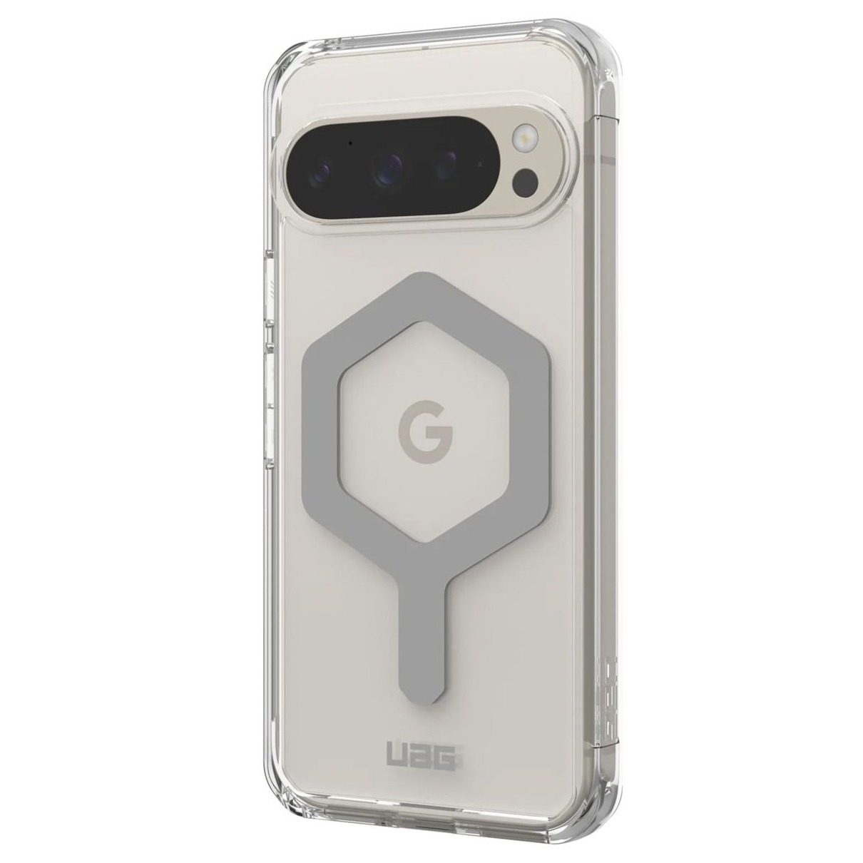 UAG Plyo Pro backcover voor Google Pixel 9 Pro Telefoonhoesje Zilver