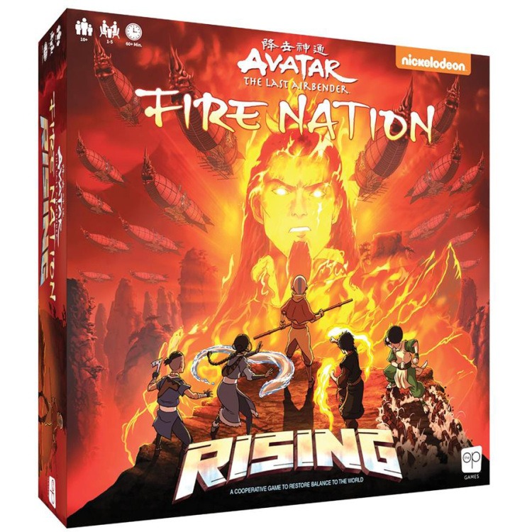 European Player Network Rising - Avatar the last airbender: Fire Nation bordspel Engels, 1 - 5 spelers, 60 minuten, Vanaf 10 jaar