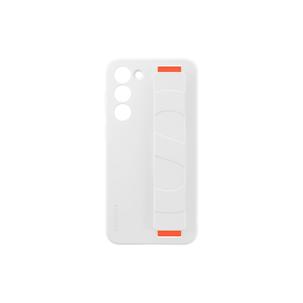 Samsung Samsung S23+Silicone Grip Case Telefoonhoesje Wit