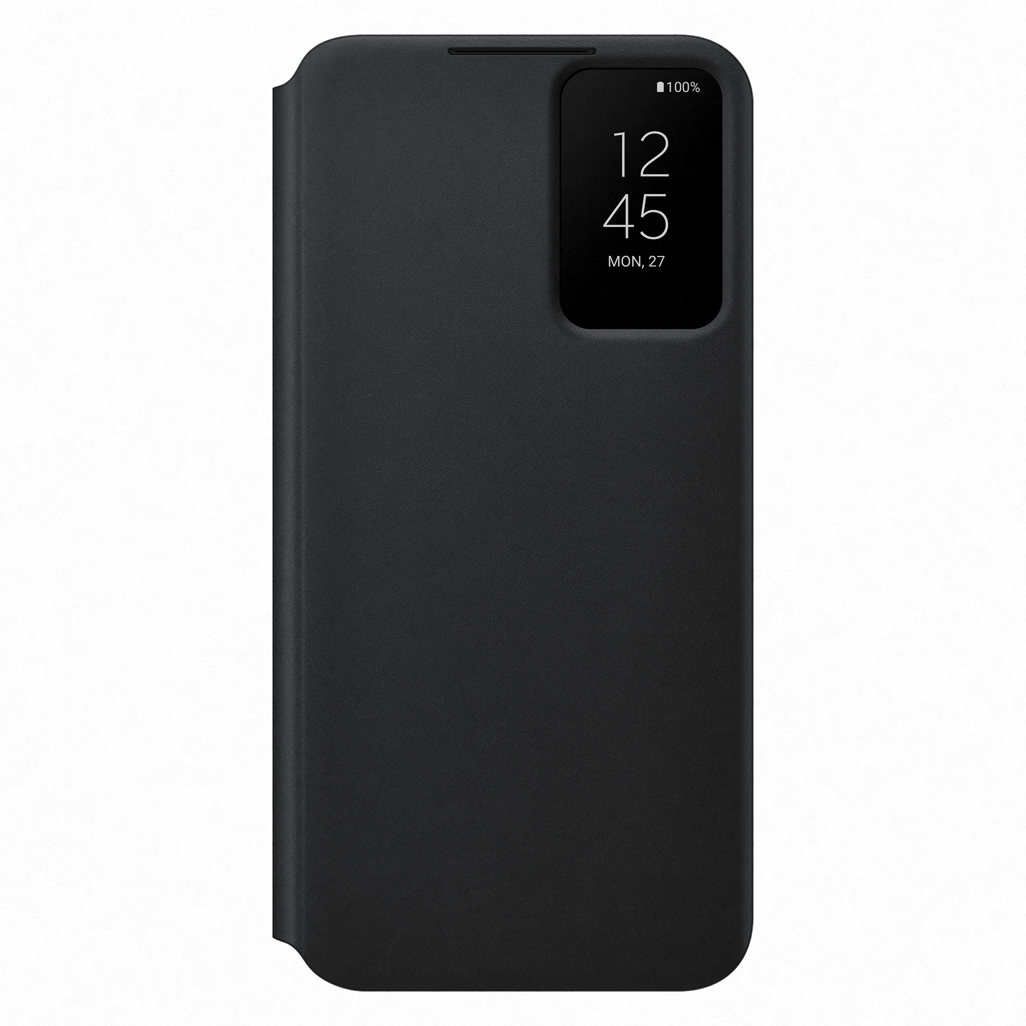 Samsung Galaxy S22 Plus Clear View Book Case Telefoonhoesje Zwart