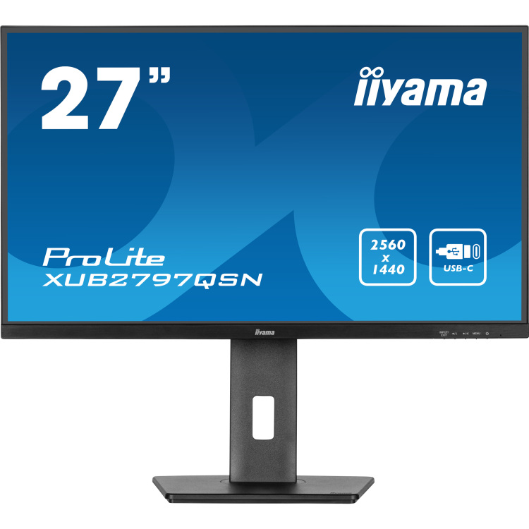 iiyama ProLite XUB2797QSN-B2 ledmonitor 100 Hz, HDMI, DisplayPort, USB-C, Adaptive Sync
