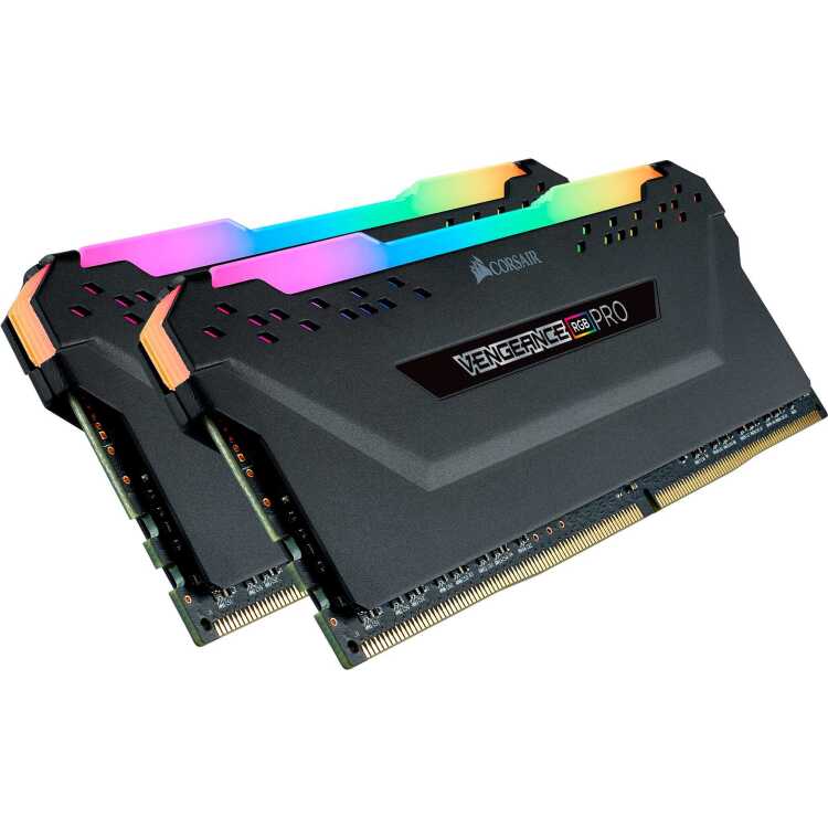 Corsair 64 GB DDR4-3600 Kit werkgeheugen CMH64GX4M2D3600C18, Vengeance RGB PRO SL, XMP