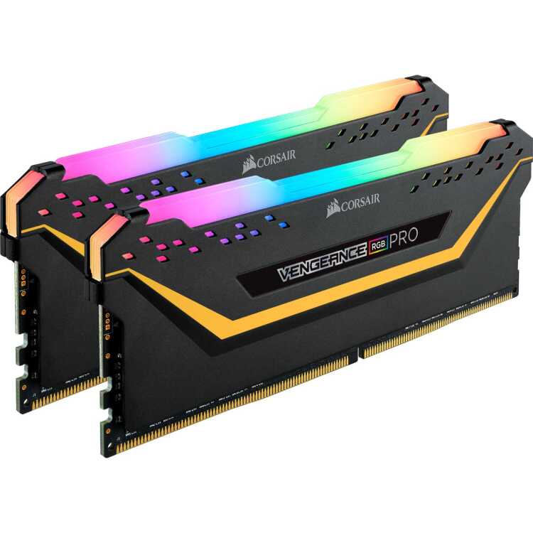 Corsair 16 GB DDR4-3200 (2x 8 GB) Dual-Kit werkgeheugen CMW16GX4M2E3200C16, Vengance RGB Pro