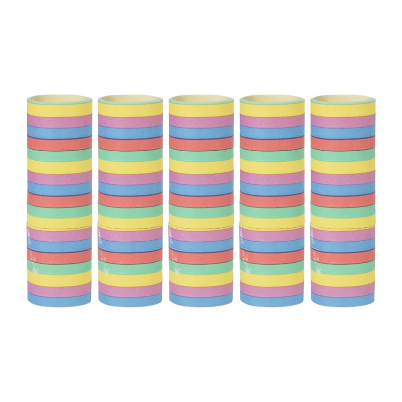 Serpentine gekleurd - set van 5 - 4 meter