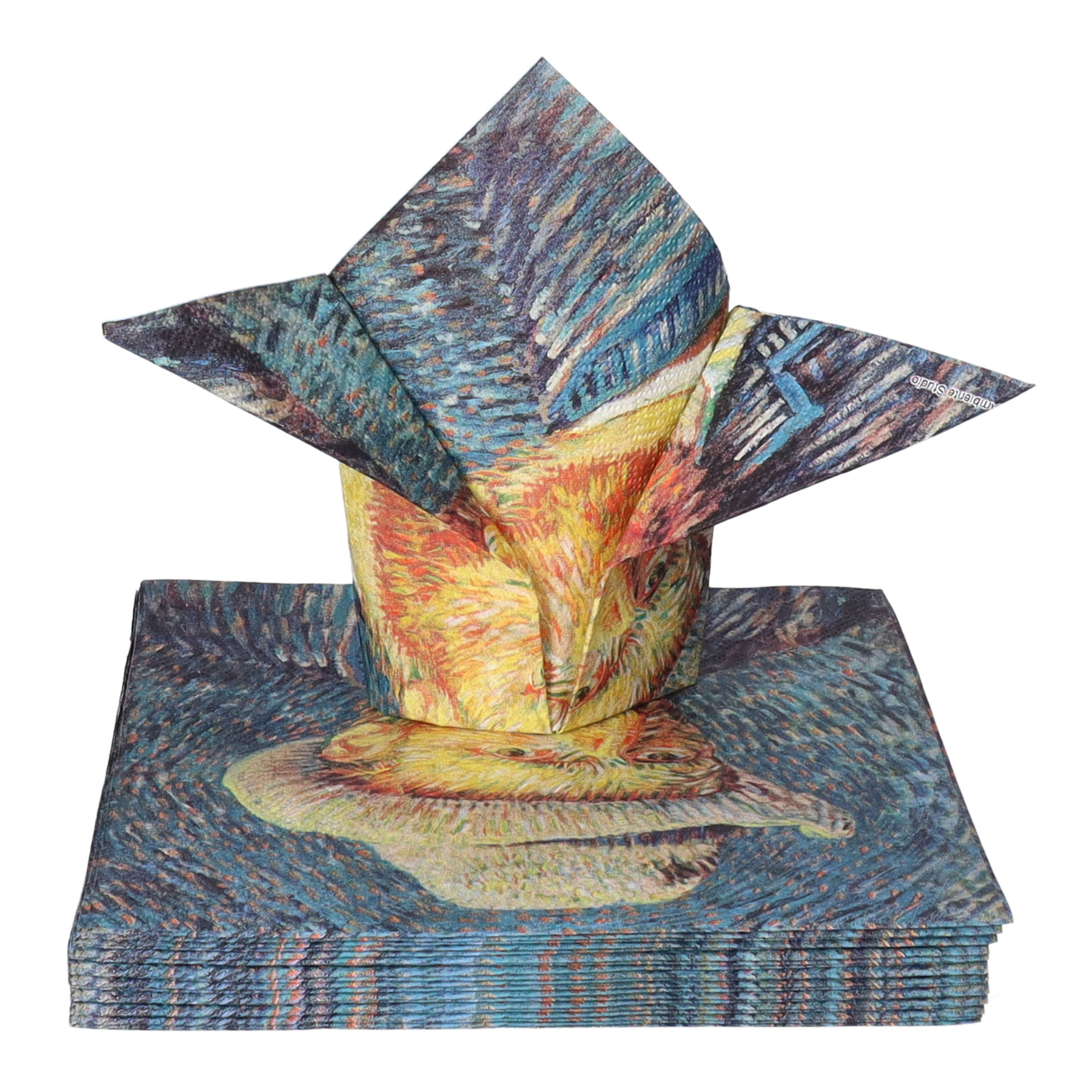 Tafel diner servetten - Vincent van Gogh - 20x stuks - 33 x 33 cm - schilderijen - kunst -