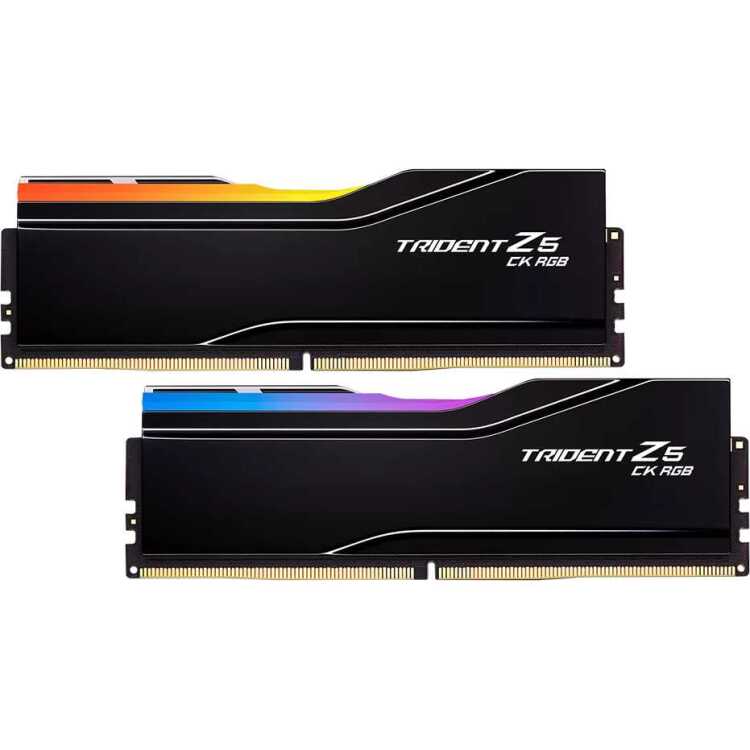 G.Skill 48 GB DDR5-9000 Kit werkgeheugen F5-9000C4256H24GX2-TZ5CRK, Trident Z5 CK RGB, XMP