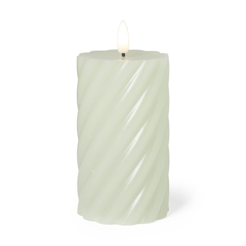 LED stompkaars groot twist - groen - ø7x12 cm