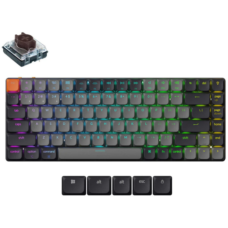 Keychron K3X-H3 75% HS RGB BR ALU US toetsenbord