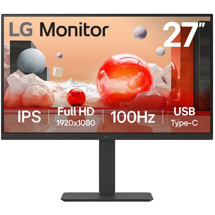 LG 27BA650 ledmonitor HDMI, DisplayPort, Audio, USB-C